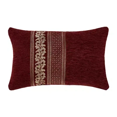 Queen Street Lavinia Rectangular Throw Pillow In Red