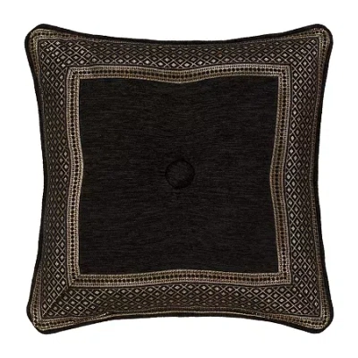 Queen Street Lavinia Square Throw Pillow In Black