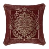Queen Street Lavinia Square Throw Pillow In Red