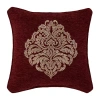 Queen Street Lavinia Square Throw Pillow In Red
