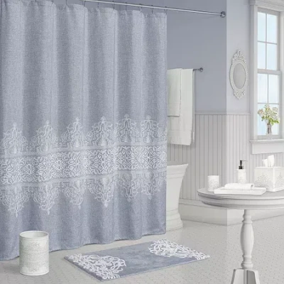 Queen Street Leanna Shower Curtain In Blue