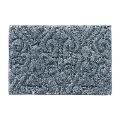 Queen Street Leo Bath Rug In Blue