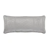Queen Street Lincoln Rectangular Throw Pillow In Silver