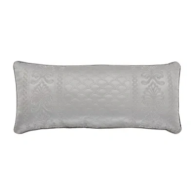 Queen Street Lincoln Rectangular Throw Pillow In Silver