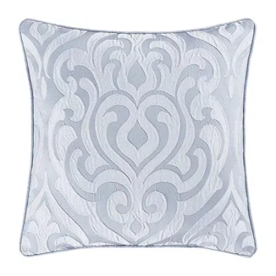 Queen Street Linda Square Throw Pillow In Blue