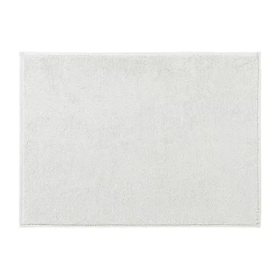 Queen Street Lisbon Quick Dry Bath Mat In White