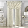 Queen Street Maddison Rod Pocket Light-filtering Set Of 2 Curtain Panel In White