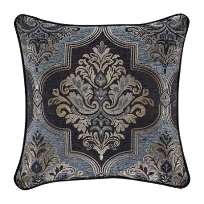 Queen Street Manila Square Throw Pillow In Blue