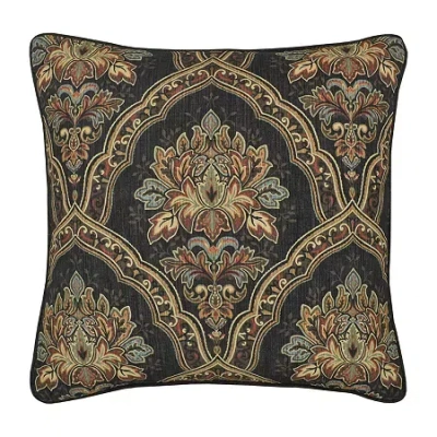 Queen Street Maria Square Throw Pillow In Black