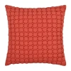 Queen Street Marshmallow Square Throw Pillow In Orange