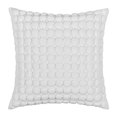 Queen Street Marshmallow Square Throw Pillow In White