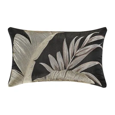 Queen Street Martina Rectangular Throw Pillow In Black