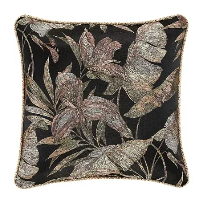 Queen Street Martina Square Throw Pillow In Black