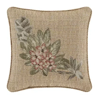 Queen Street Martina Square Throw Pillow In Yellow