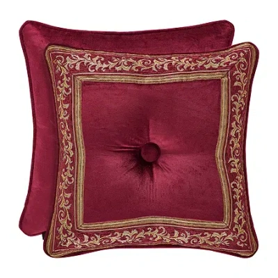 Queen Street Matilda 18x18 Square Throw Pillow In Burgundy