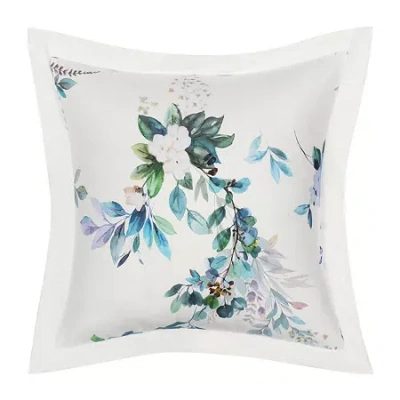 Queen Street Mayfield Square Throw Pillow In Blue