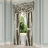 Queen Street Medellin Rod Pocket Blackout Set Of 2 Curtain Panel In Green