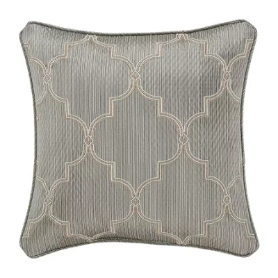 Queen Street Medellin Square Throw Pillow In Green