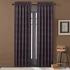 Queen Street Medina Rod Pocket Light-filtering Set Of 2 Curtain Panel In Brown