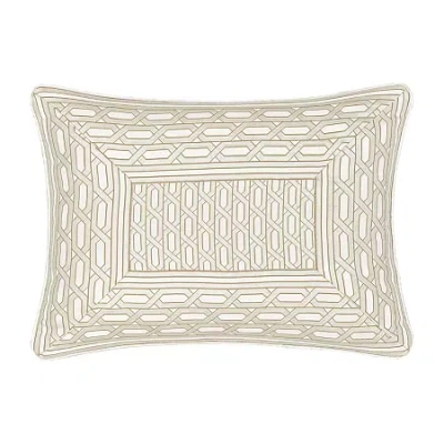 Queen Street Melbourne Boudoir Rectangular Throw Pillow In White