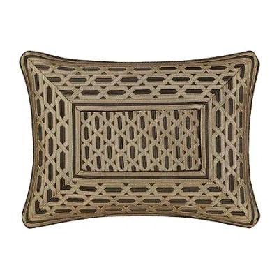 Queen Street Melbourne Bronze Rectangular Throw Pillow In Brown