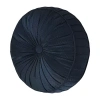 Queen Street Modena Tufted Round Throw Pillow In Blue