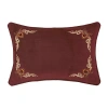 Queen Street Montecito Rectangular Throw Pillow In Red