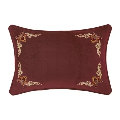 Queen Street Montecito Rectangular Throw Pillow In Red
