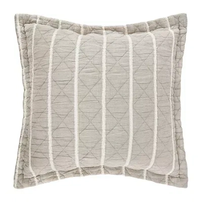 Queen Street Pacifica Hypoallergenic Euro Sham In Brown