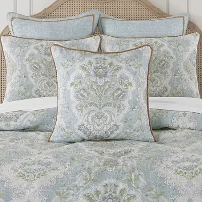 Queen Street Pasadena 1 Pair Square Throw Pillow In Blue
