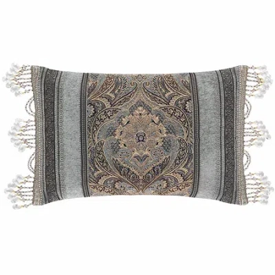 Queen Street Paulina 23x15 Rectangular Throw Pillow In Yellow