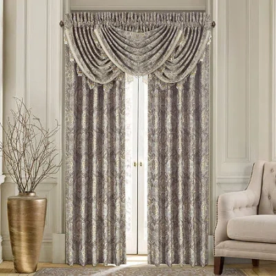Queen Street Paulina Rod Pocket Light-filtering Set Of 2 Curtain Panel In Yellow