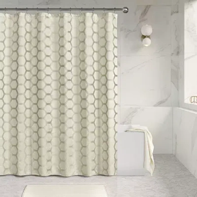 Queen Street Prado Shower Curtain In White