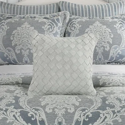 Queen Street Quincy 1 Pair Square Throw Pillow In Blue