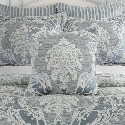 Queen Street Quincy 1 Pair Square Throw Pillow In Blue