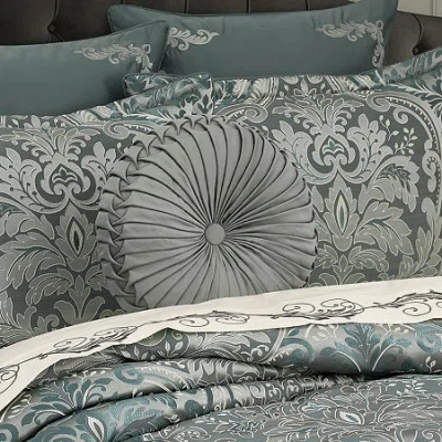 Queen Street Renee Square Throw Pillow In Blue