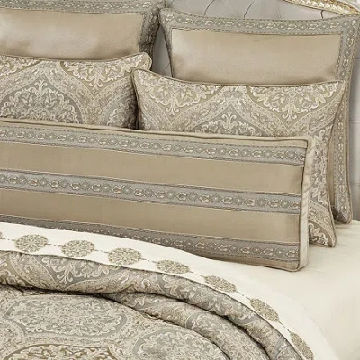 Queen Street Rinaldi Bolster Throw Pillow In White