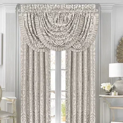 Queen Street Rod Pocket Light-filtering Set Of 2 Curtain Panel In Sand