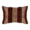 Queen Street Roman Rectangular Throw Pillow In Red