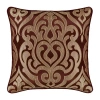 Queen Street Roman Square Throw Pillow In Red