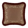 Queen Street Roman Square Throw Pillow In Red