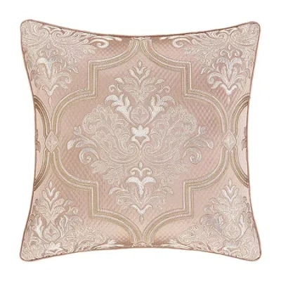 Queen Street Rosalita Square Throw Pillow In Pink