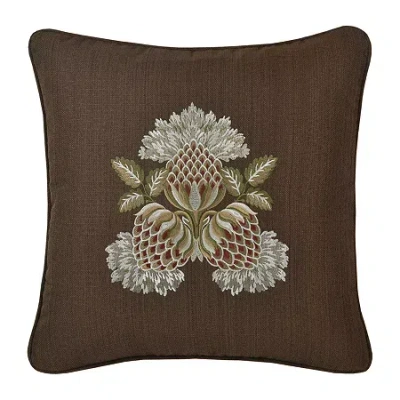 Queen Street Sacramento Square Throw Pillow In White