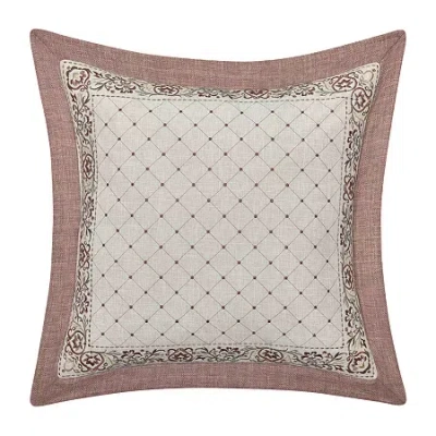 Queen Street Safia Square Throw Pillow In White