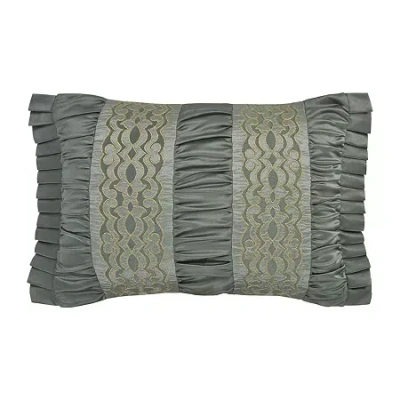 Queen Street Salerno Rectangular Throw Pillow In Gray