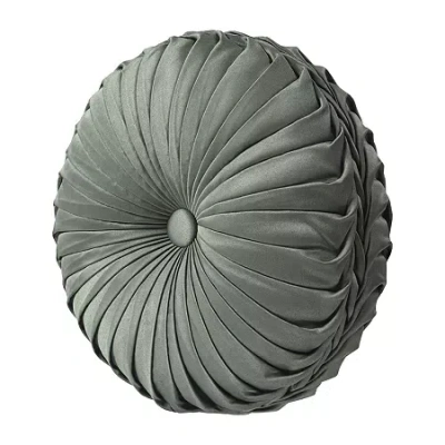 Queen Street Salerno Round Throw Pillow In Green