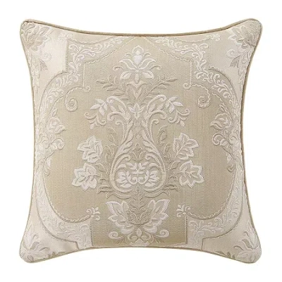 Queen Street Santina Square Throw Pillow In Yellow