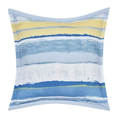 Queen Street Seaside Euro Sham In Blue