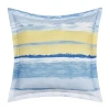 Queen Street Seaside Square Throw Pillow In Blue