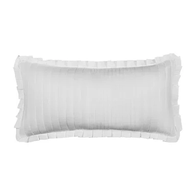 Queen Street Selma Rectangular Throw Pillow In White